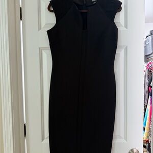 SLNY Elegant Black Sleeveless Dress Size 6